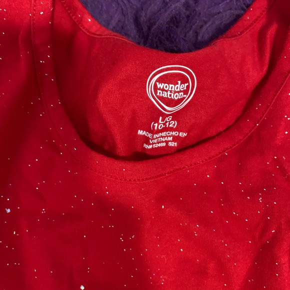 Red sparkly dress for girls. Perfect for holidays! - Picture 2 of 2